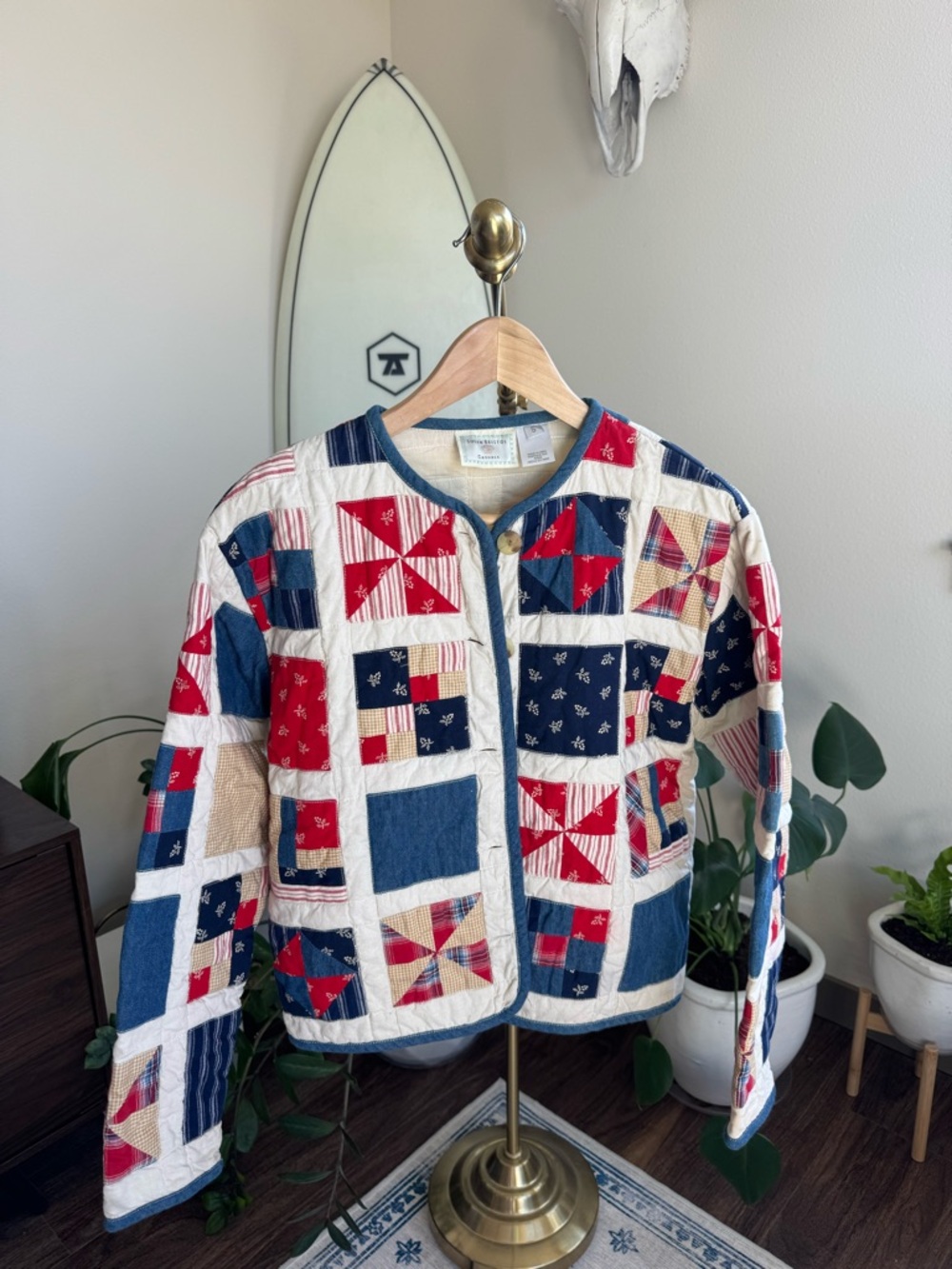 vintage susan bristol quilted jacket